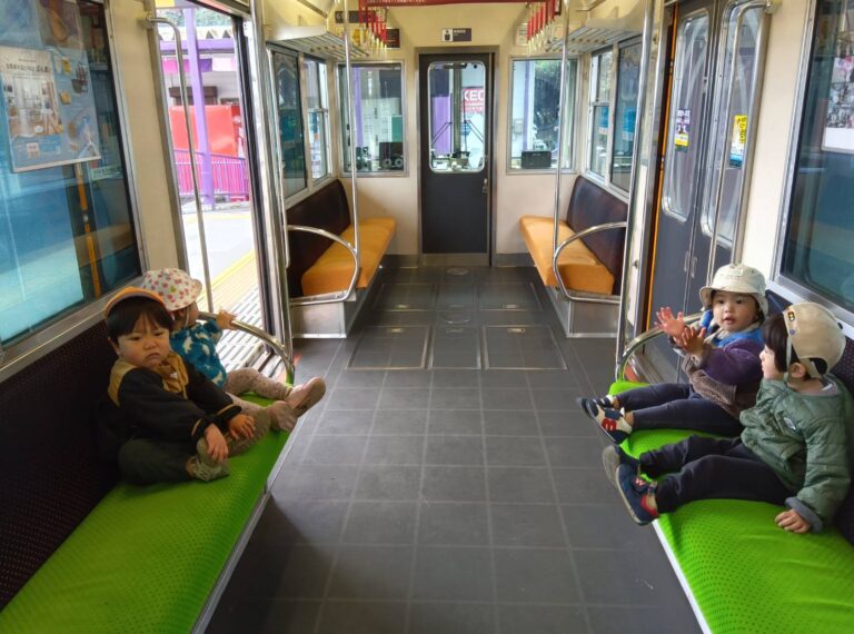京阪電車にのったよ！